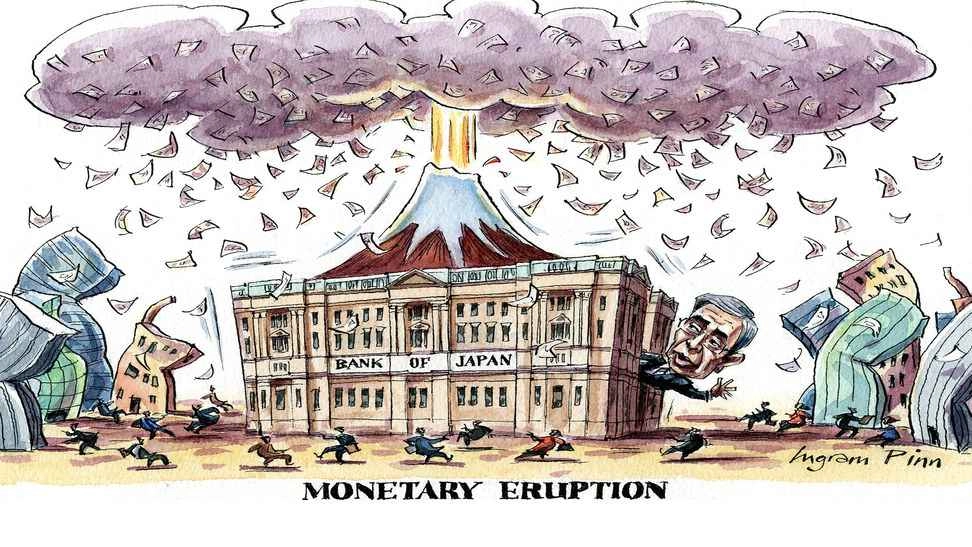 stimulus bank sentral jepang - illustrasi