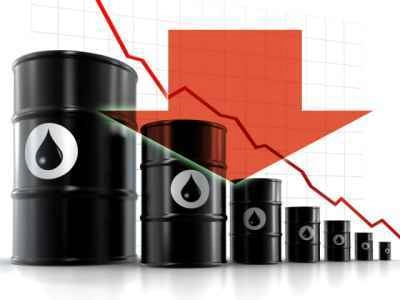 ilustrasi harga minyak jatuh