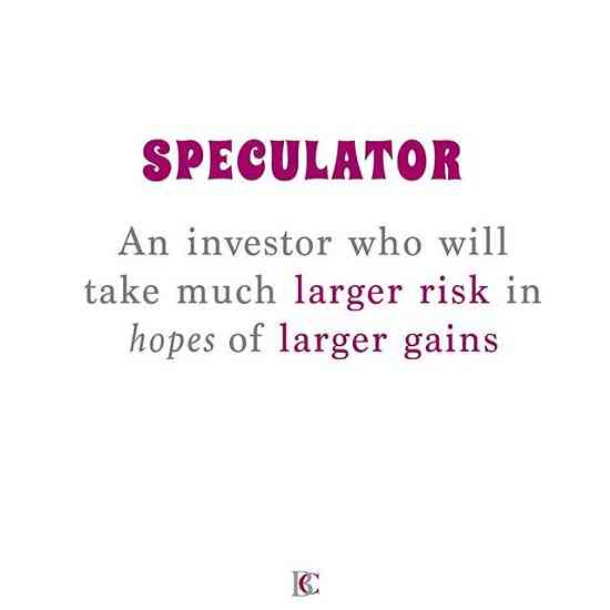 spekulator itu juga investor kok