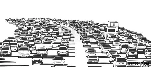 ilustrasi trafik