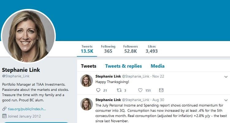 Twitter Stephanie Link