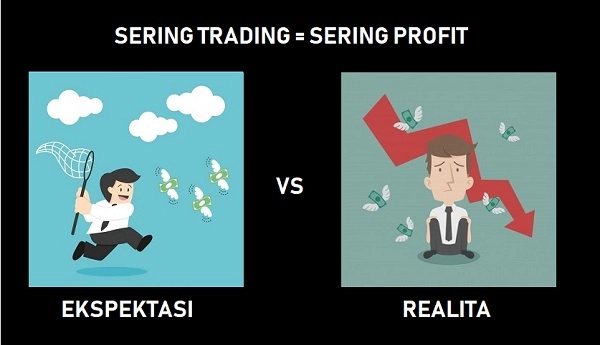 Sering trading tidak selalu sering profit